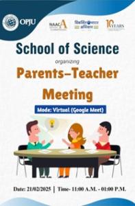 Virtual Parents-Teacher Meeting Organized on 21st February 2025