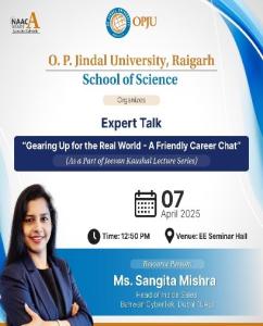 Expert Session on “Gearing Up for the Real World - A Friendly Career Chat”